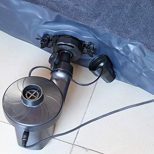 OIIKI 3 Set Replacement Nozzles, Plastic Pump Nozzles, 3 Size for Air Bed, Air Pump Nozzles for Inflatables, Air Mattress, Black