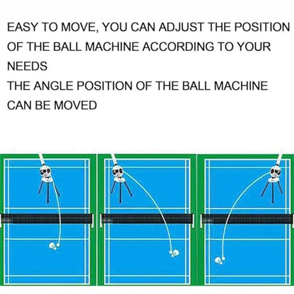 Badminton Serving Machine, Automatic Badminton Launcher, Badminton Trainer Robot with Intelligent Remote Control, for Home Solo Practice and Competition Training,A - size: A