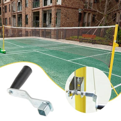 Vaveren Tensioner Handle Accessory Replacement, Easy Installation Tensioning Device Handle Hand Crank for Volleyball Pole Driveway