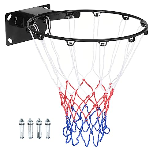 PATIKIL Basketball Rim Replacement with Strong Spring - color: Black