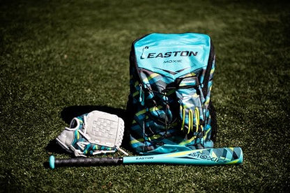 Easton | MOXIE Backpack Equipment Bag | Baseball / Softball | T-Ball / Rec / Travel | Multiple Styles - color: Cyan