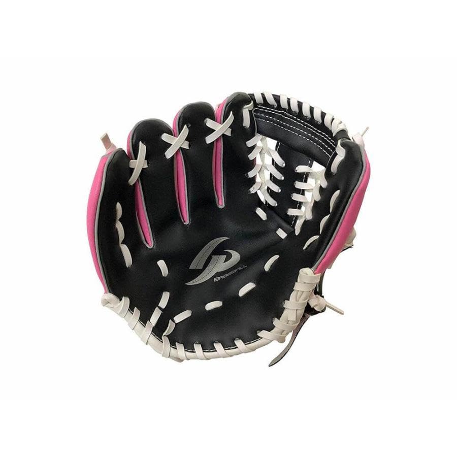 GP Baseball Gloves Youth 9 inch Right-Handed Hook and Loop Fastener Palm Pack with Tennis Ball