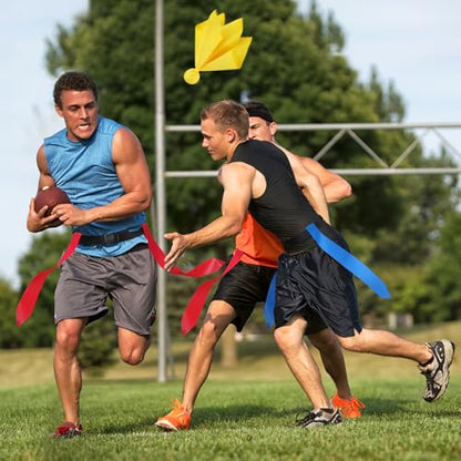 8 PCS Yellow Penalty Flag Football Flags, Referee Game Party Accessory - color: 8 PCS Yellow