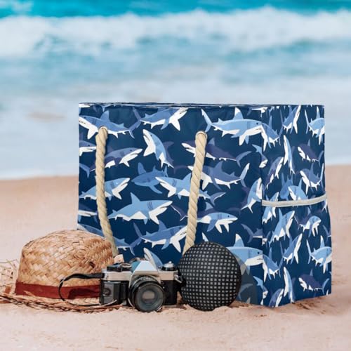 Beach Bag Waterproof Sand-proof Canvas Tote Lightweight Shoulder Bag Suitable for Family outdoor travel - color: C5