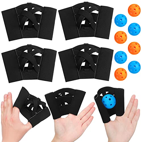 12 Packs Webglove Training Glove for Baseball & Softball Improve Hand-Eye Coordination & Placement Two-Finger Wrap Mitts for Catch Practice Balls Training Catchers Mitt Aids Equipment