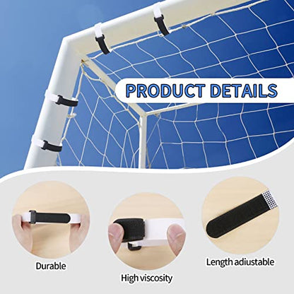 Soccer Goal Net Attachment Straps: 50pcs Attachment Straps for Holding Soccer Placement Nets to The Goal Posts for Boys Kids Soccer Training 14 x 0.8 Inch