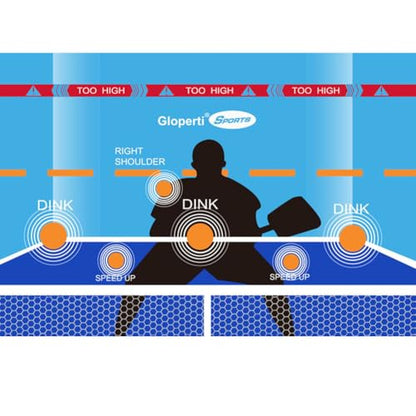Pickleball Training Dink Pad Master Practice Aid Soft Feeling Fabric Material for Indoor & Outdoor Use Precision & Game Improvement