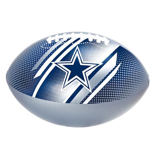 BigMouth 18” Inflatable Pool Football Officially Licensed NFL Fan Gear Merchandise Beach Ball Games for Adults and Teens - style: Dallas Cowboys