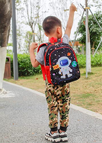 CHERUBIC Kids Toddler Cute Backpack Little Cartoon Travel Lightweight Bag Daypack For 3 Girls Boys (Astronauts) - color: Astronauts, size: Small-12"H