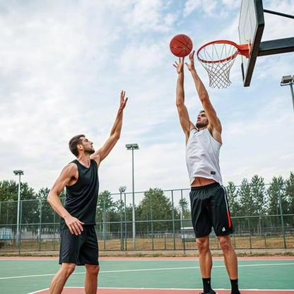 Aoneky Indoor/Outdoor Rubber Basketball with Pump - Size 1/2/3/5/6/7 Basketballs