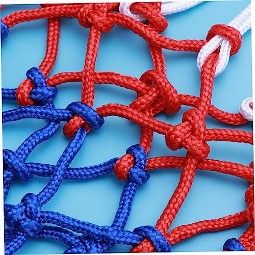 KOMBIUDA 2pcs Standard Braided Basketball Net Bag Rebound Net for Sports Weatherproof and Strong