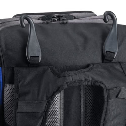 Tournament Backpack Baseball Bag, Large Capacity Bat Holder, Softball Bag with Shoe Compartment and Fence Hook, Royal/Black