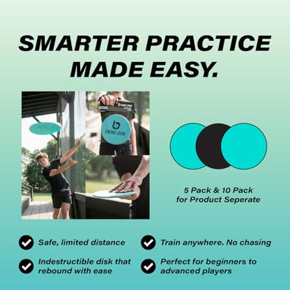 Bandit Sports Swing Disk Baseball Swing Trainer, Baseball Hitting Trainer Disks for Improving Baseball Swing, Baseball Training Equipment to Analyze Swing and Improve Batting Mechanics - size: Pack of 3