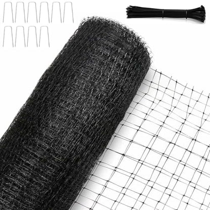 KLEWEE Bird Netting, 13 x 50 FT Heavy Duty Garden Netting for Protect Fruit Trees, Plants and Vegetables from Birds, Deer, Squirrels and Other Animals - size: 13 x 50 FT