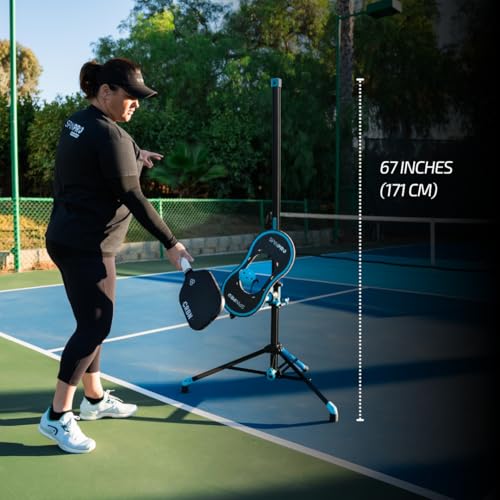 SpinPro for Pickleball - Pickleball Trainer | Training Aid for Learning Topspin, Slice, Sidespin | Improve Your Game Rapidly | at-Home, Indoor or Outdoor