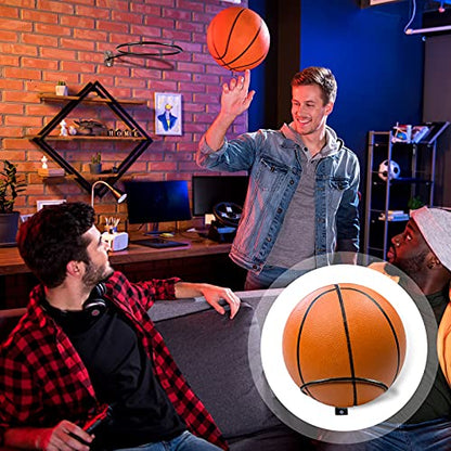 Threan Basketball Holder Wall Mount, Sports Ball Storage Display Rack for Basketball Football Volleyball Soccer, Metal Black Ball Holder, Room Decor Saver Storage Display