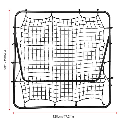 banapoy Football Rebound Target Net, Adjustable Soccer Training Equipment with Foldable Design for Passing, Shoots, Goalkeeper Practice in Clubs, Schools, Outdoor