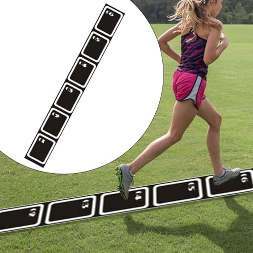 Colaxi Agility Training Ladder Mat Speed Ladder Playground Speed Training Equipment Footwork Trainer Improve Speed Balance Strength - size: 250cmx34cm