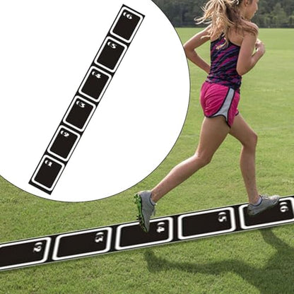 Agility Ladder Mat Speed Training Equipment Agility Training Ladder Mat Footwork Trainer Pad Improve Speed Strength Coordination Power - size: 250cmx34cm
