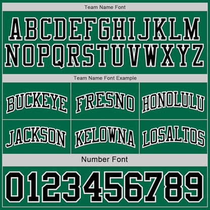 Custom Reversible Basketball Jerseys Men Youth, Personalized Sports Shirts Team Uniforms Printed Name Logo Number - color: Green and Black