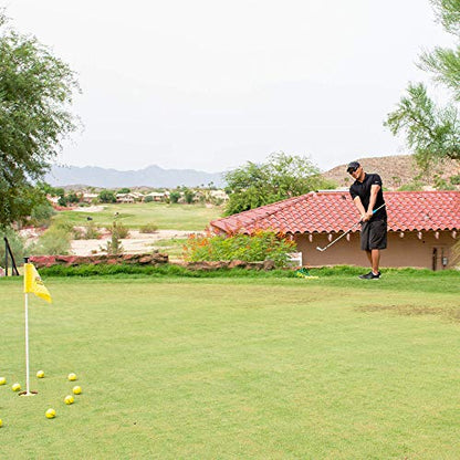 Lag Shot Golf Training Aid | Lag Stick Golf Swing Trainer Provides Instant Feedback On Chip Shot Faults | Rotation and Golf Wrist Hinge Trainer Fits Mens, Womens, Kids/Junior Clubs