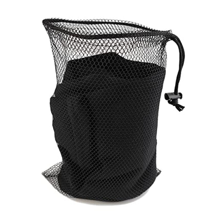 GXXMEI 10PCS 8X12inch Nylon Mesh Drawstring Bags with Cord Lock Closure Delicates Laundry Bag For Washing Machine Small Gym Bag for Basketball, Volleyball, Football, Golf Stuff Balls