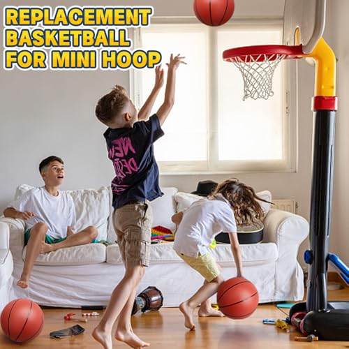8.6” Water Pool Basketball Set with Pump, Replacement Ball for Basketball Hoop Trampoline, PVC Waterproof Basketballs Floating Toy for Swimming Pool Seaside, Indoor Outdoor Water Games Summer Party - size: 8inch-3PCS