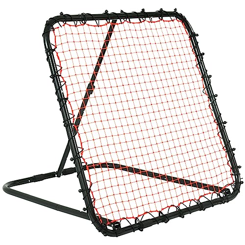 Portable Soccer Rebounder, Rebound Net with Quick Folding Design, Multi Angle Adjustment, Soccer Training Equipment, Easy Set Up