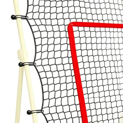 Volleyball Rebounder Net, with Adjustable Hitting Zone, 213x122cm, Volleyball Training Net, Sports Rebounder, Quick Fold & Storage, for Indoor Outdoor Use