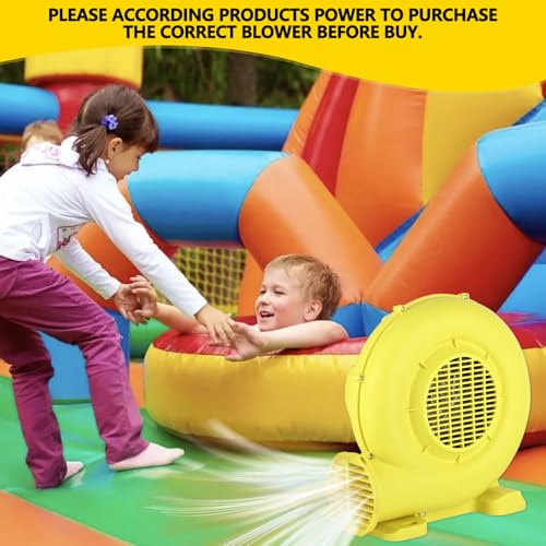 Bounce House Blower, 550W/0.74HP Portable Air Blower for Inflatable, Powerful Inflatable Bubble House Blowers Fan Pump for Inflatable Bouncy Castle, Water Slide, Jumper