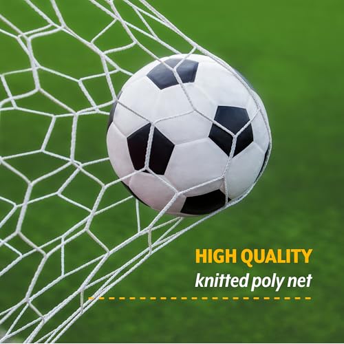 PUGG Pop Up Soccer Goal, Portable Training Football Knitted Poly Net Equipment, The Original Pickup Game Goal, Includes Two Goals & Bag - size: 4 Foot