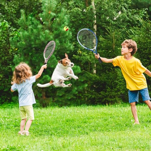 PICKLETECH Kids Tennis Racket for Junior Toddlers Starter Kit 17-25" Tennis Racquet for Girls and Boys with Carry Bag, Lightweight for Beginners