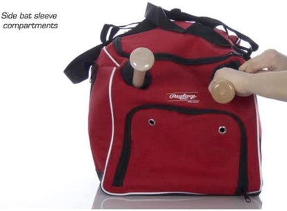 Rawlings | COVERT Duffle Equipment Bag | Baseball/Softball | Multiple Styles - color: Black