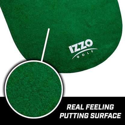 Izzo Golf 3' x 9' Three-Hole Putting Mat - Indoor Putting Training Aid