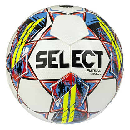 Select Select Jinga Futsal Ball - color: White V22 - 6-Ball Pack, size: Senior(Size 4)
