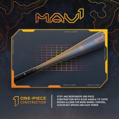 Easton 2025 | MAV1 Baseball Bat | BBCOR | -3 Drop | 2 5/8" Barrel | 1 Pc. Alloy