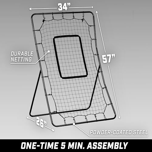 GoSports Baseball & Softball Pitching and Fielding Rebounder - Pitch Back Net - Choose Your Size - color: Rebounder