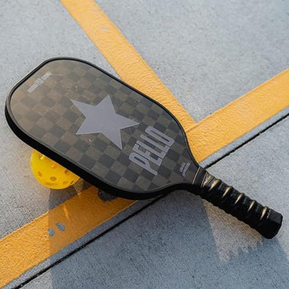 PELLO Carbon Fiber Pickleball Paddles | USA Pickleball Approved | Professional Polypropylene Honeycomb Core | Perfect Balance of Power & Control | Pickle Ball Racquet with Neoprene Case - style: PXII