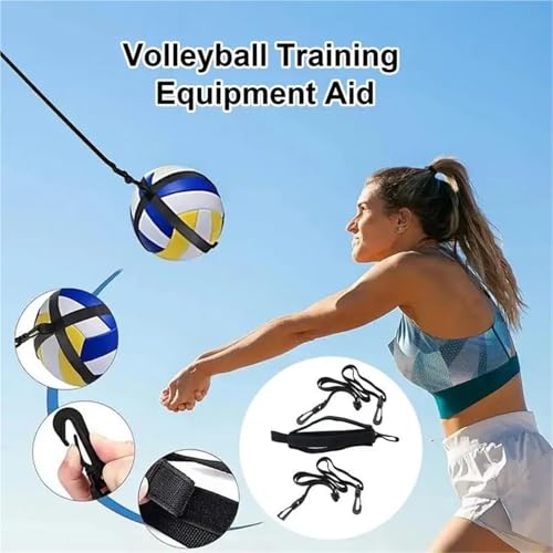 Volleyball Spike Trainer 1/5/10pcs Solo Training Aid Adjustable Volleyball Practice Equipment to Serve Set Spiking for Beginner for Beginners Solo Training - size: 5pcs