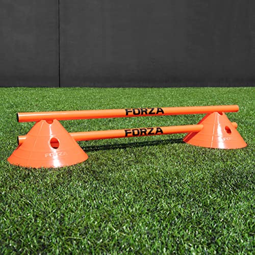 FORZA Cone & Hurdle Training Sets | Improve Your Speed & Agility Skills - Available in 3 Styles and 8 Colors - color: Orange, style: Super Cone