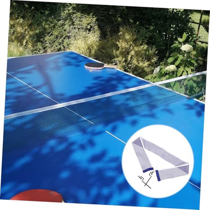 Abaodam Portable Table Tennis Net and Post Kit Easy Setup for Training and Practice Durable Iron and Polyester Design for Adults Students