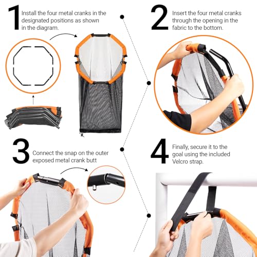 Dimples Excel 3 in 1 Soccer Goal Target Net Practice
