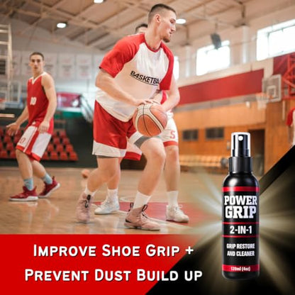 PowerGrip Multi-Sport Grip Restorer + Cleaner – for Basketball, Football, Soccer & Goalie Gloves, Golf Grips