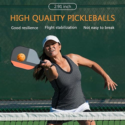 6 Pack Sports Outdoor Pickleballs - 40 Pickleball Balls - USA Pickleball Balls (USAPA) Approved - Official US Open Ball