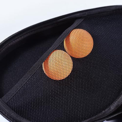 Operitacx Table Tennis Paddle Storage Bag Protective Cover Blue Ping Pong Racket Organizer Case Sturdy Portable for Indoor Outdoor Use
