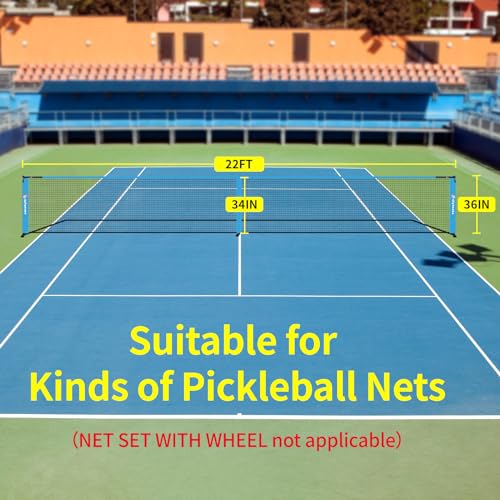 Pickleball Replacement Net 22ft x 3ft for Indoor or Outdoor Fits for Most Free-Standing Pickle Ball Frame, Pickleball Net Only