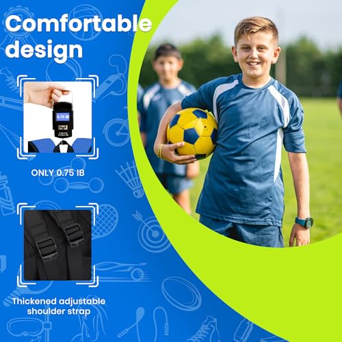 Hsmihair Youth Soccer Bag-Soccer Backpack&Backpack for Football Basketball,with Ball Compartment Separate Cleat Package - color: DeepBlue