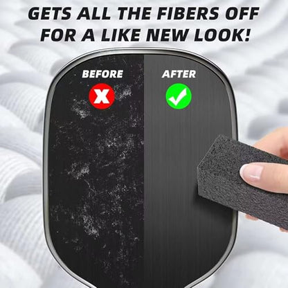 Carbon Fiber Paddle Cleaner - 5x5x2.5cm Racket Eraser, picklebal Paddle Eraser Dust Remover, Soft Rubber Dirt Racket Scrubber | Professional-Grade Paddles Maintenance Tool for picklebal and Table Te - color: B: Rectangle
