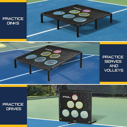 Pro Pickleball Target Net - Pickle Ball Training Aid and Social Games Pickle Ball Practice Equipment, Target System, Dink Pad Practice, Drive and Drop Shot Trainer, Pickleball Gift