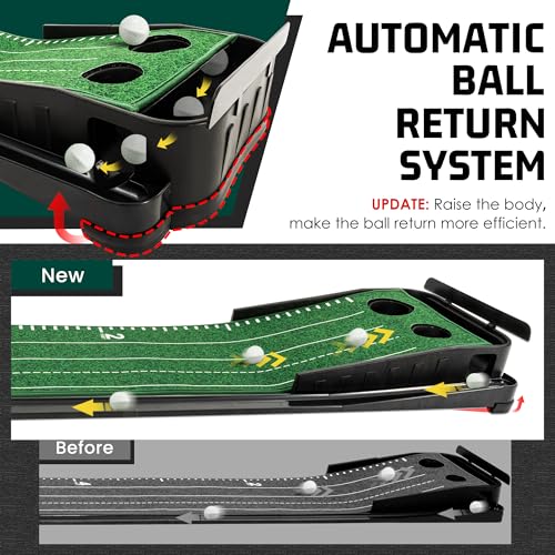 ropoda 9ft Golf Putting Green, Classic or with a Putting Mirror - color: green